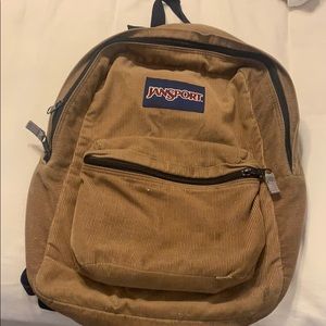 Corduroy Jansport backpack